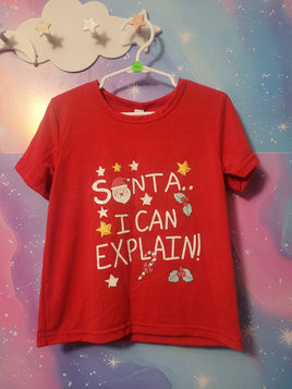 Santa I Can Explain Red Christmas Shirt