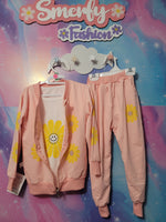 3 Piece Flower Girls Light Pink Set