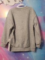 3d Penguin Grey Warm Fleece Sweatshirt 7