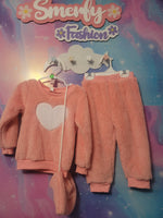 Heart 3 Piece Fleece Outfit size 5