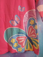 Adorable Butterfly Hooded Cotton Dress/Tunic For Girls