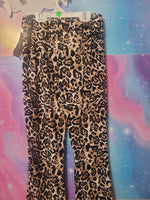 Girls Flare Soft Cheetach Pants size 16