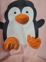 3d Penguin Warm Fleece Sweater