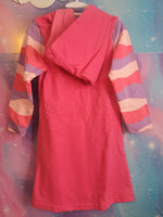 Adorable Butterfly Hooded Cotton Dress/Tunic For Girls