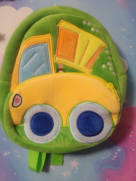 Boys Fluffy Tractor Backpack