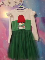 Christmas Penguin Under Hat Cute Dress