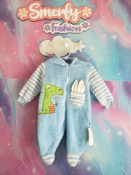 Baby DINO Warm Bodysuit 6months For Boy