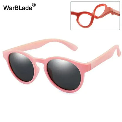 Kids Polarized Round Sunglasses