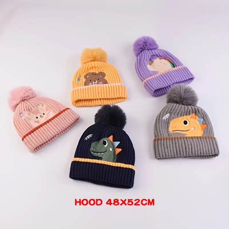 Boys & Girls Knit Hat & Scarf Set 2pcs